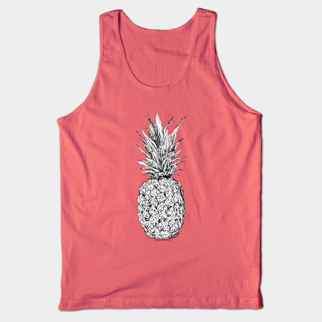 Pineapple Tank Top by rachelsfinelines